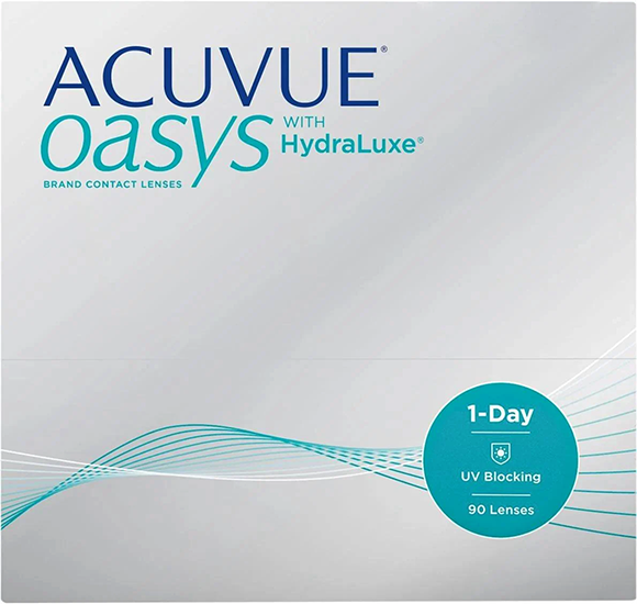 ACUVUE OASYS® 1-Day with HydraLuxe™ 90-pack